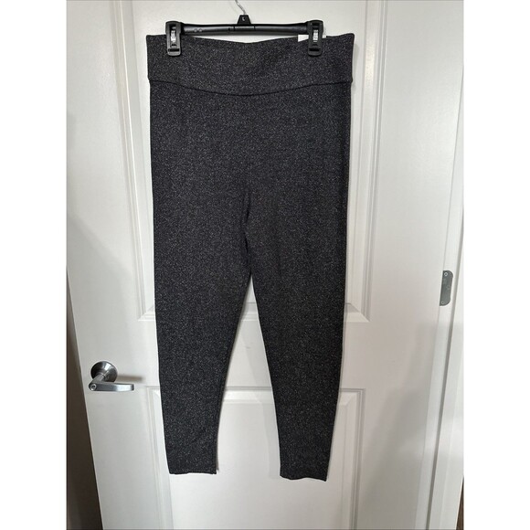 Express Pants - Express Gray Sparkle Leggings - Size XL